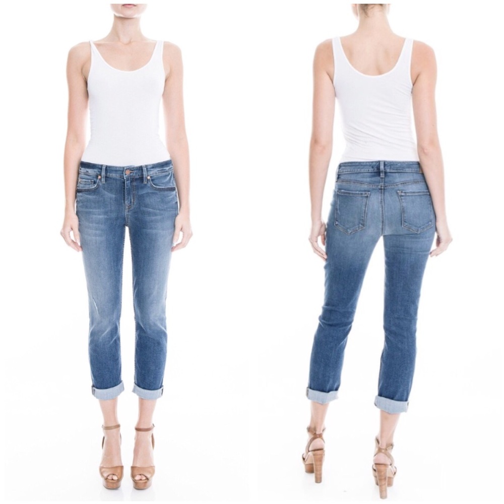 Anthro Level 99 Lily Crop Skinny Straight Jean